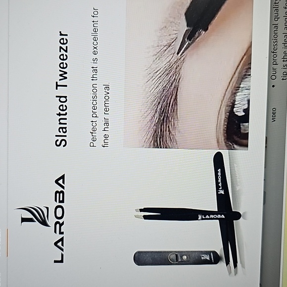 NEW Laroba Precision Slant Tweezers - Picture 4 of 10